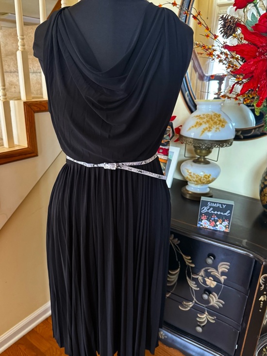 Jones New York Dresses & Skirts - Jones New York Classic Black Draped Pleated Women's Dress